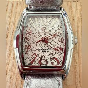 Vintage pastorelli by Invicta ladies silver tone metallic watch NEW BATTERY